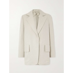 MAX MARA Mosa cotton and linen-blend blazer