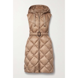 MAX MARA The Cube Tregil hooded quilted shell down gilet