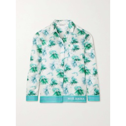 MAX MARA Floral-print silk shirt