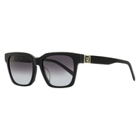 unisex rectangular sunglasses 713sa 001 black 55mm