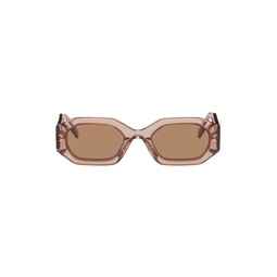 Pink Geometrical Sunglasses 231461F005021
