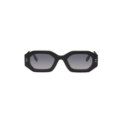 Black Geometrical Sunglasses 231461F005022