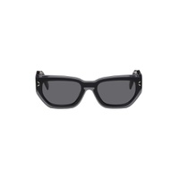 Gray Rectangular Sunglasses 231461F005010