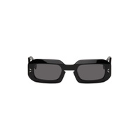 Black Rectangular Sunglasses 231461F005006
