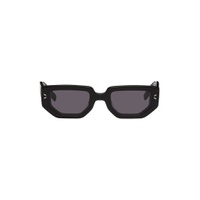 Black Rectangular Sunglasses 231461F005008