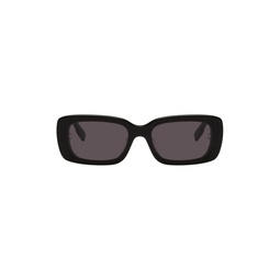 Black Rectangular Sunglasses 232461M134023