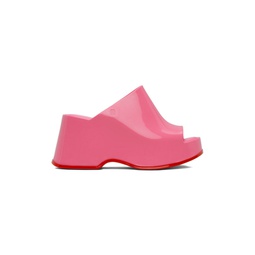 Pink Patty Heeled Sandals 232356F125001