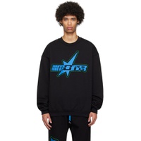 Black Oversized Sweatshirt 241152M204005
