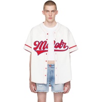 White Baseball Shirt 241152M192003