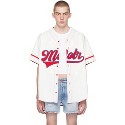 White Baseball Shirt 241152M192003
