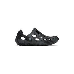 Black   Gray Hydro Moc Sandals 241607F124008