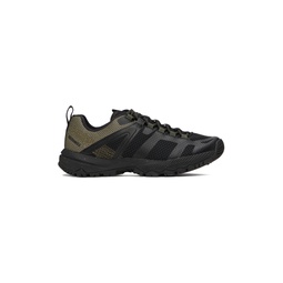 Black   Gold MQM Ace Tec Sneakers 231607M237105