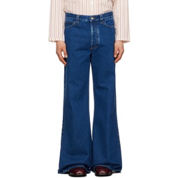 Blue Patch Jeans 231512M186000