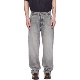 Gray Regular Jeans 241505M186003