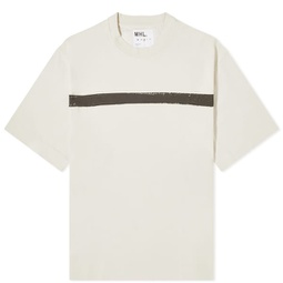 MHL by Margaret Howell Painted Stripe T-Shirt Off White