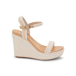 Woven Wedge Sandals