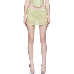 Green Fig Miniskirt 222224F090006