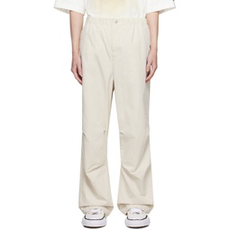 Off White Tucked Trousers 241551M191002