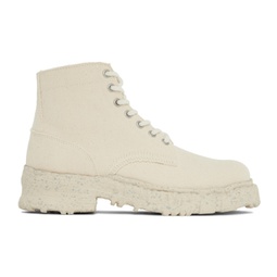 White General Scale Past Lace-Up Boots 231551M255001