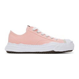Pink Hank OG Sole Canvas Sneakers 241551M236003