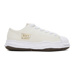White Sculptural Sneakers 232551M237043