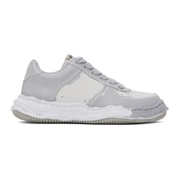 White & Gray Wayne Sneakers 232551M237036