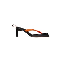 Black   Orange Joyce Heeled Sandals 231877F125008