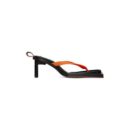 Black   Orange Joyce Heeled Sandals 231877F125008