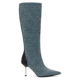 Blue Sasha Knee High Boots 241937F115001