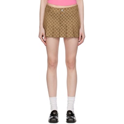 Brown School Miniskirt 241937F090008