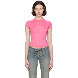 Pink Angel Baby T Shirt 241937F110007