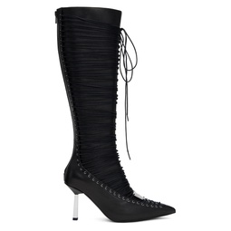 Black High Heel Anastazja Knee Boots 241937F115000