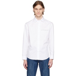 White Embrace Shirt 231937M192001