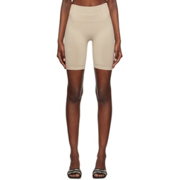 Beige Breathable Shorts 231937F541004