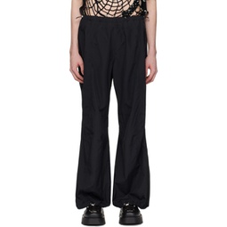 Black Relaxed Trousers 241937M191001