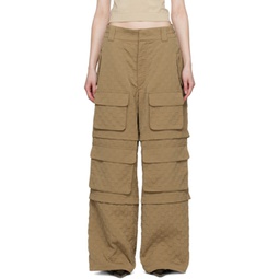 SSENSE Exclusive Khaki Jordan Barrett Edition Trousers 232937F087000