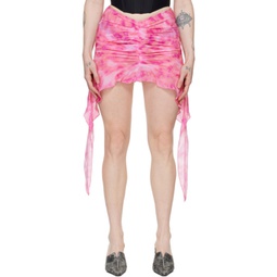 Pink Camo Miniskirt 241937F090016