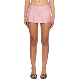 Pink School Miniskirt 241937F090000