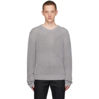 Gray Heat Reactive Sweater 232937M201000