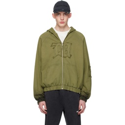 Green Metamorph Hoodie 241937M202009