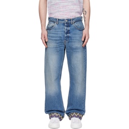Blue Slim Jeans 231884M186001
