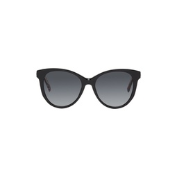 Black Round Sunglasses 222884M134012