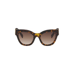 Brown Cat Eye Sunglasses 241209F005025