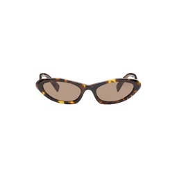 Tortoiseshell Cat Eye Sunglasses 241209F005005