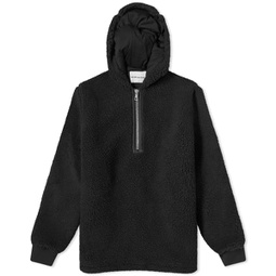 MKI Shearling Hoodie Black