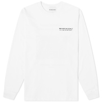 MKI Long Sleeve Phonetic T-Shirt White