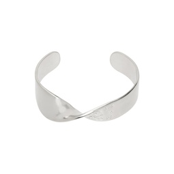 Silver Twisted Cuff Bracelet 241188F020008
