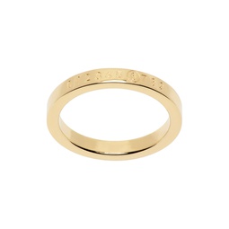 Gold Numeric Minimal Signature Ring 241188M147009