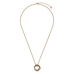 Gold Ring Pendant Necklace 222188F023013