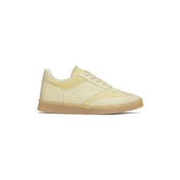 Yellow Court Sneakers 241188F128009